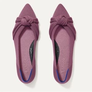 ROTHY’S The Knot Point II Women's Purple Mauve Flats